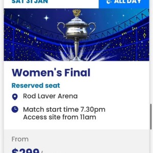 博鱼体育-澳网女单决赛遭冷落，门票与男子差7-8倍，阿卡谈最年轻全满贯